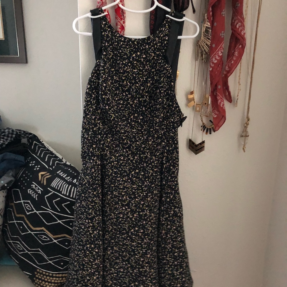BCBG Dress with Leather Straps